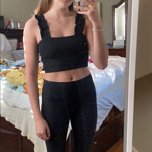 zara black tank